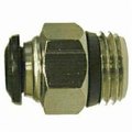 Midland Metal Tube Adapter, Adapter, 12 mm x 14 Nominal, PushIn x Male BSPT, 0 to 220 psi, 5 to 175 deg F, B 20801